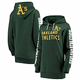 Women Oakland Athletics G III 4Her by Carl Banks Extra Innings Pullover Hoodie Green,baseball caps,new era cap wholesale,wholesale hats